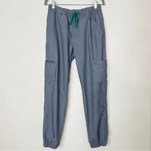 FIGS Men's Gray Cargo Jogger Scrub Pants‎